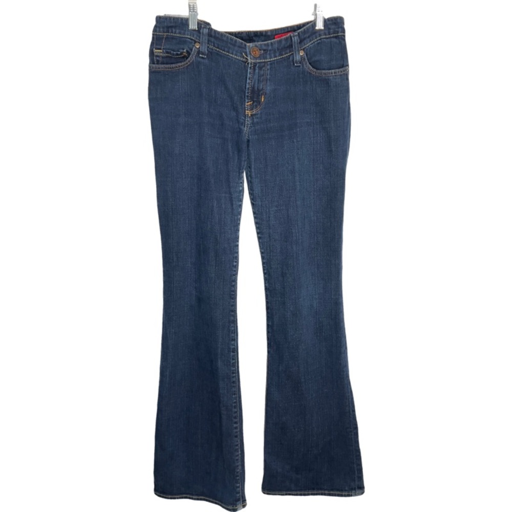 X2 Express Dark Wash Slim W10 Low Rise Flare Jeans 12 Long